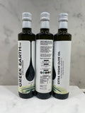 Single bottle of Greek Earth Extra Virgin Olive Oil